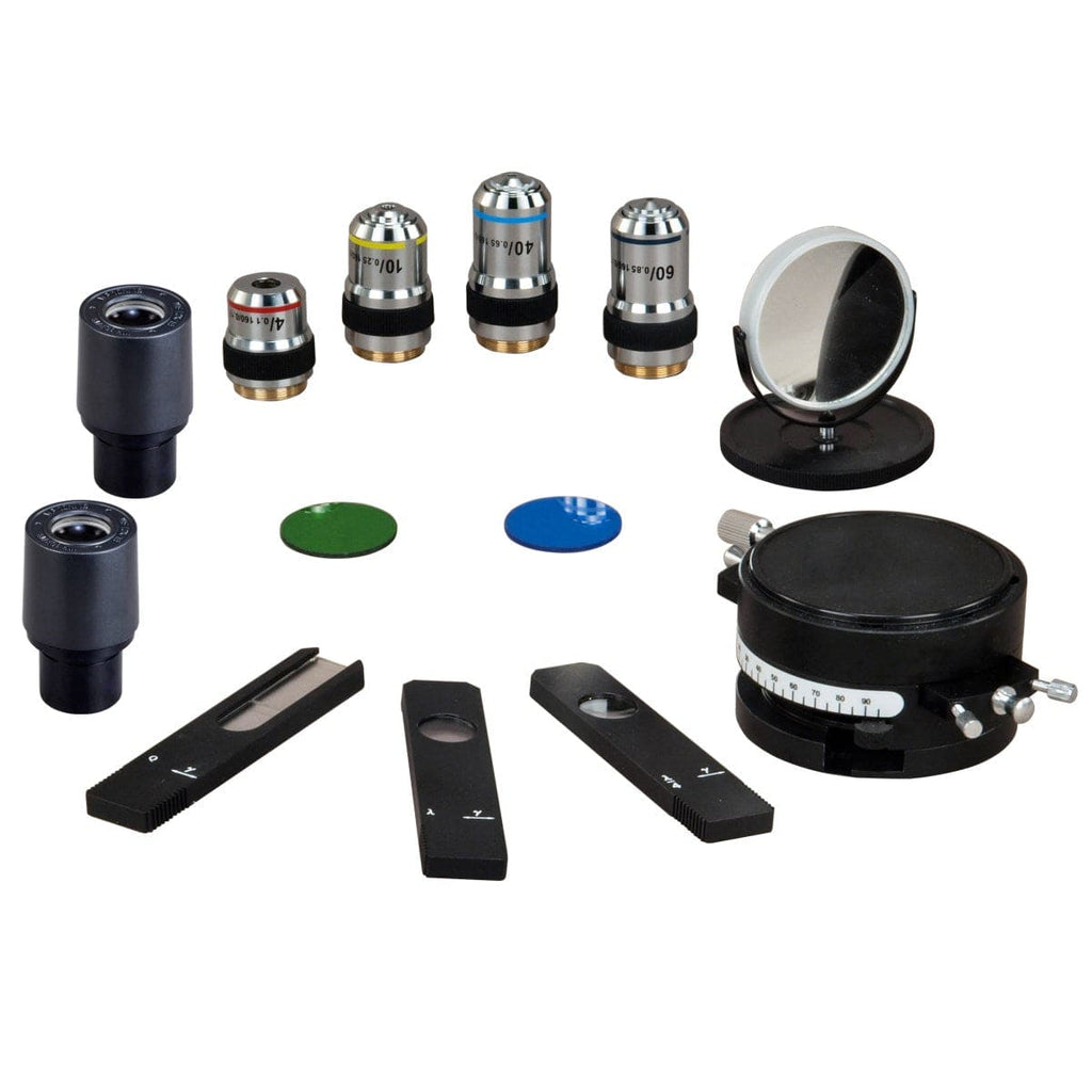 OMAX M837PL Series Trinocular Polarizing Compound Microscope 40X-600X ...