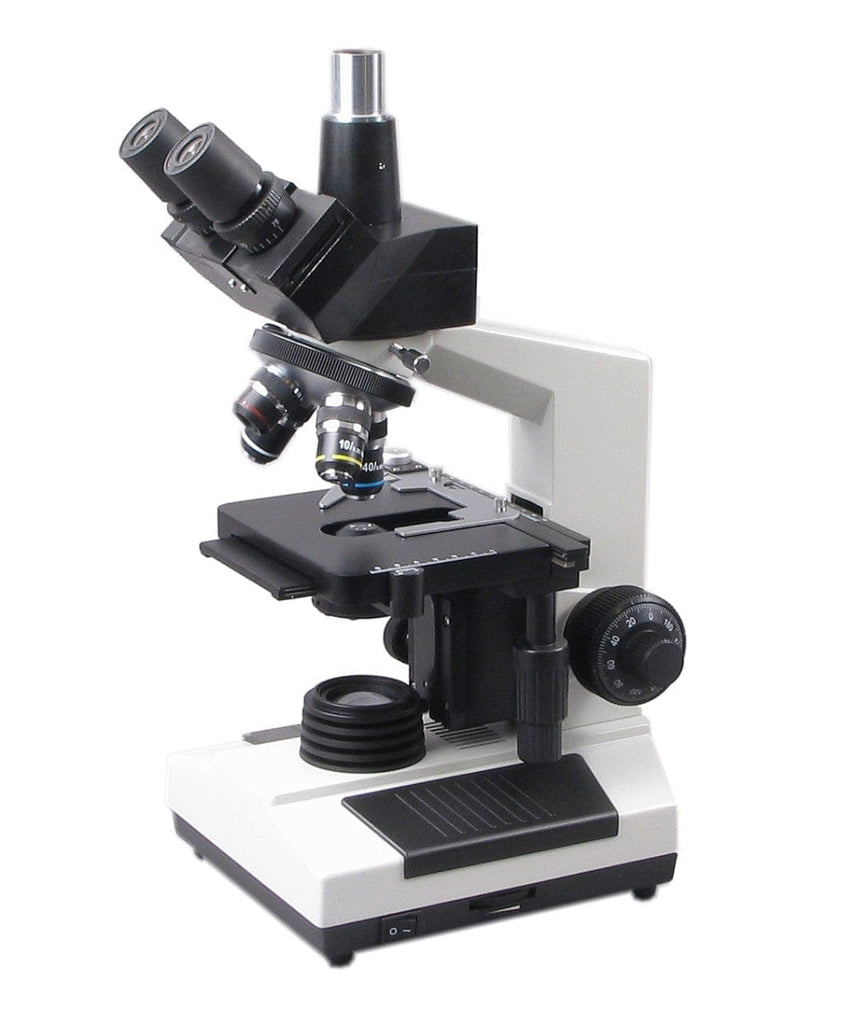 Oscope Same Microscope OMAX M837 Series Trinocular Lab Compound Microscope 40X-1600X Magnific ...