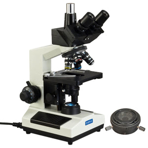 40X-2500X Trinocular Compound Biological LED Microscope with Kohler Illumination Device