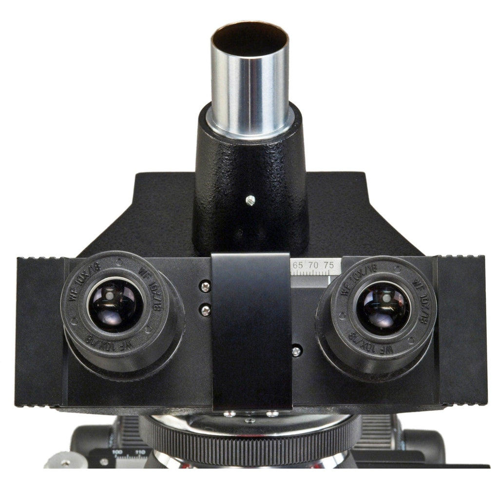 OMAX M837 Series Phase Contrast LED Trinocular Compound Microscope 40X ...