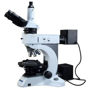 OMAX 50X-1000X PLAN Infinity EPI/Transmitted light Polarizing Microscope