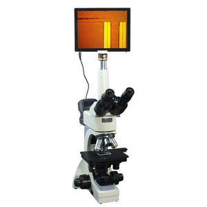 OMAX 40X-2000X 5MP Touchpad Screen Infinity Metallurgical Microscope + Transmitted/Reflected Light