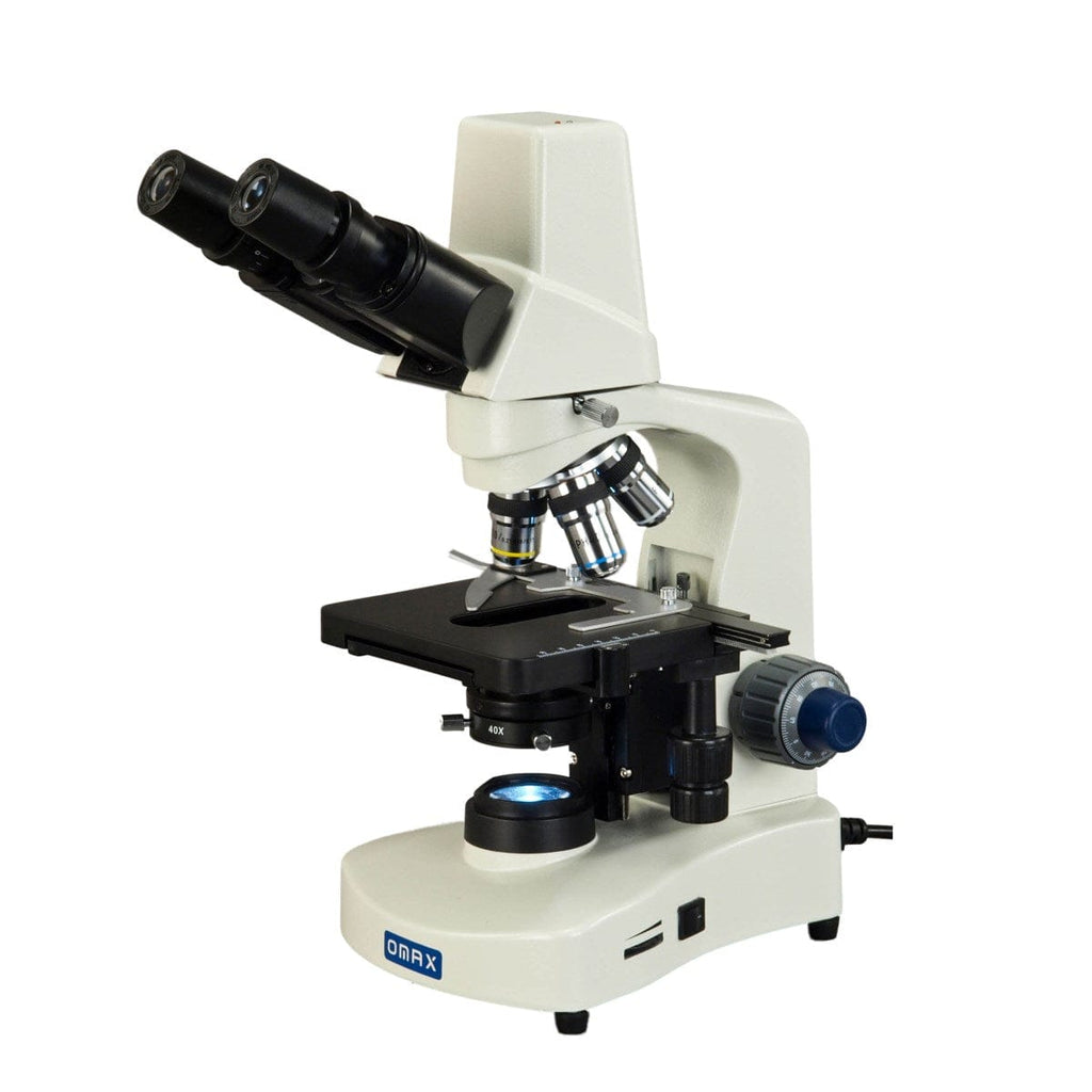 OMAX MD821 Series Siedentopf LED Binocular Compound Microscope 40X-200 ...