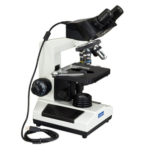 40X-400X Binocular Compound Microscope with Built-in 3MP Digital Camera for Soil Microscopy