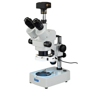 OMAX 3.5X-90X Digital Trinocular Stereo Zoom Microscope with 14MP Digital Camera and 54 LED Light