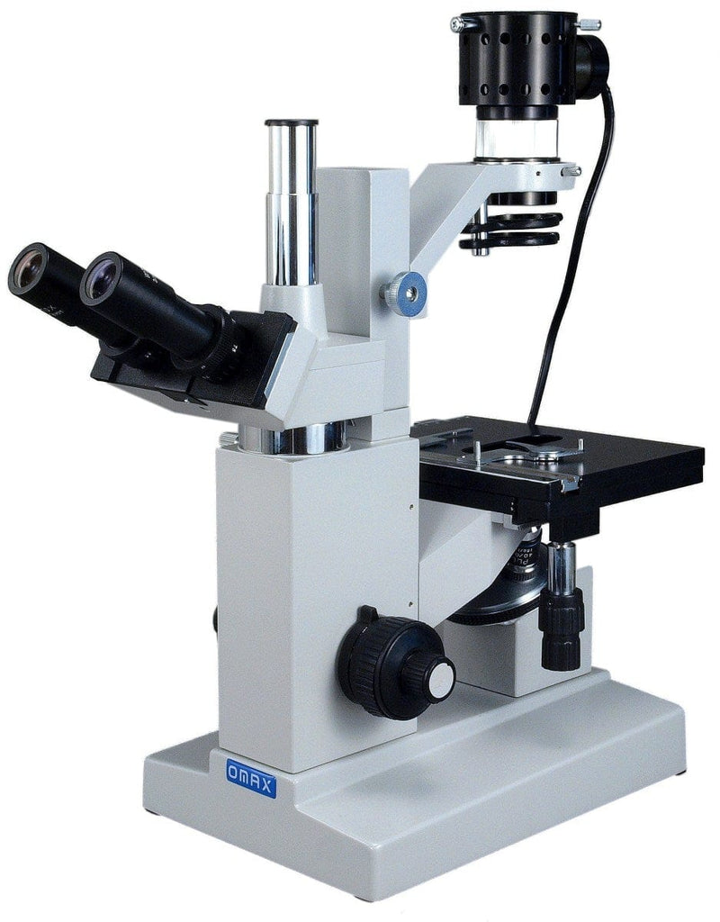 OMAX V83 Series Inverted Trinocular Compound Microscope 50X-500X Magni ...