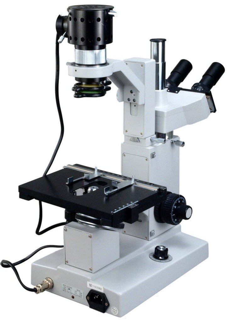 OMAX V83 Series Inverted Trinocular Compound Microscope 50X-1000X Magn ...