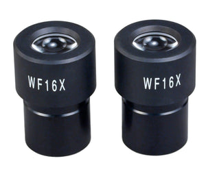 A Pair of WF16X Wide Field Eyepieces for Biological Microscopes 23.2mm