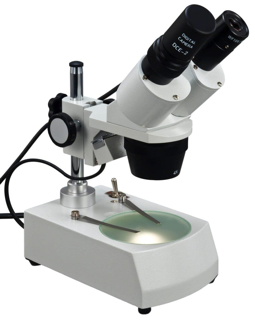 OMAX Dual Lights Student Stereo Microscope 20x-40x-80x with USB Camera ...