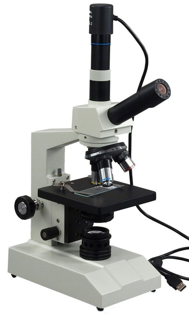 Microscope Multiview OMAX XM6V Series Multi-View Monocular Compound Microscope 40X-800X Mag ...