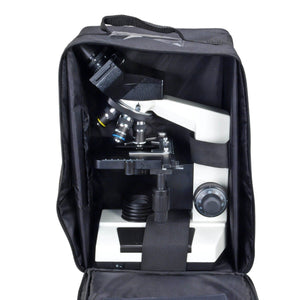 40X-1600X Binocular Compound Microscope with Vinyl Carrying Case