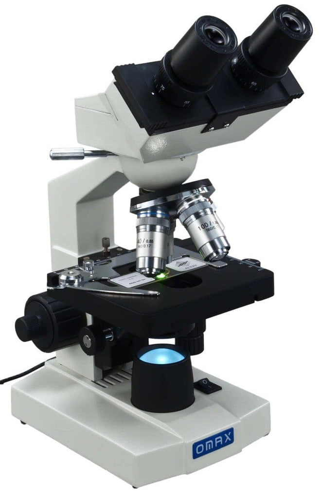 40X-1600X Lab Binocular Compound Microscope with USB Camera – Omax