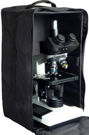 Trinocular Biological Microscope 40x~1600x + Vinyl Carrying Case