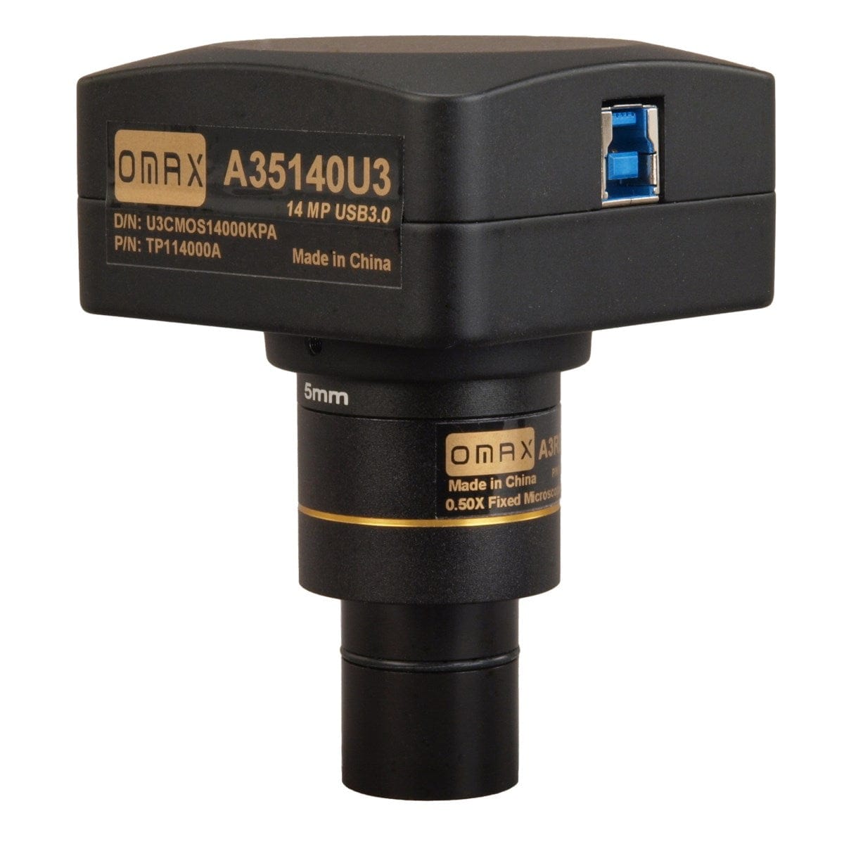 OMAX 14MP USB 3.0 C-Mount Microscope Camera for Windows, Mac