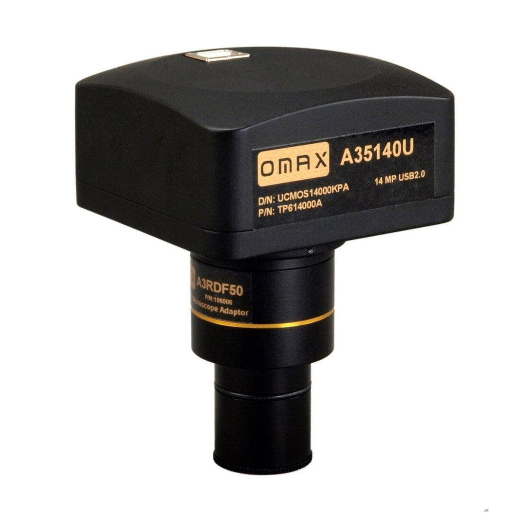 OMAX 14MP USB 2.0 C-Mount Microscope Camera for Windows, Mac OS, and L ...
