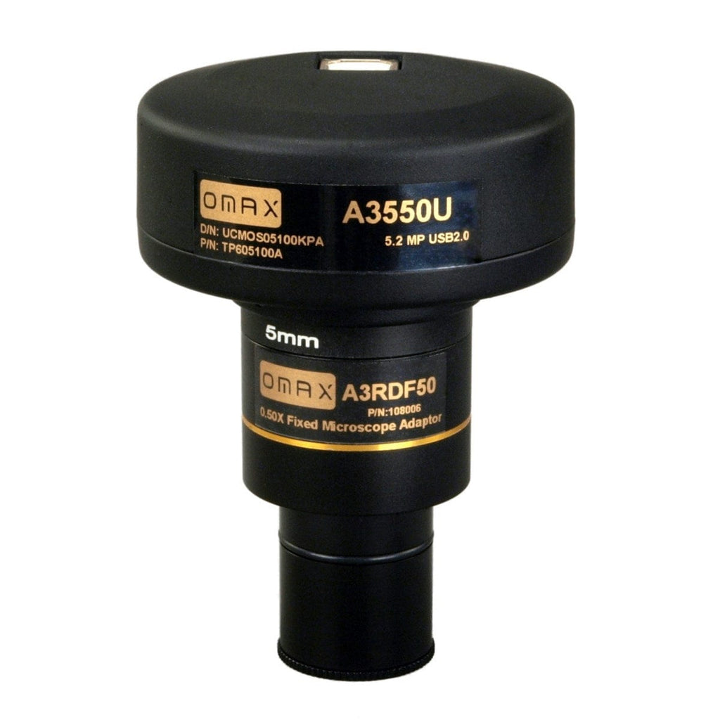 OMAX 5MP USB 2.0 C-Mount Microscope Camera for Windows, Mac OS, and Li ...