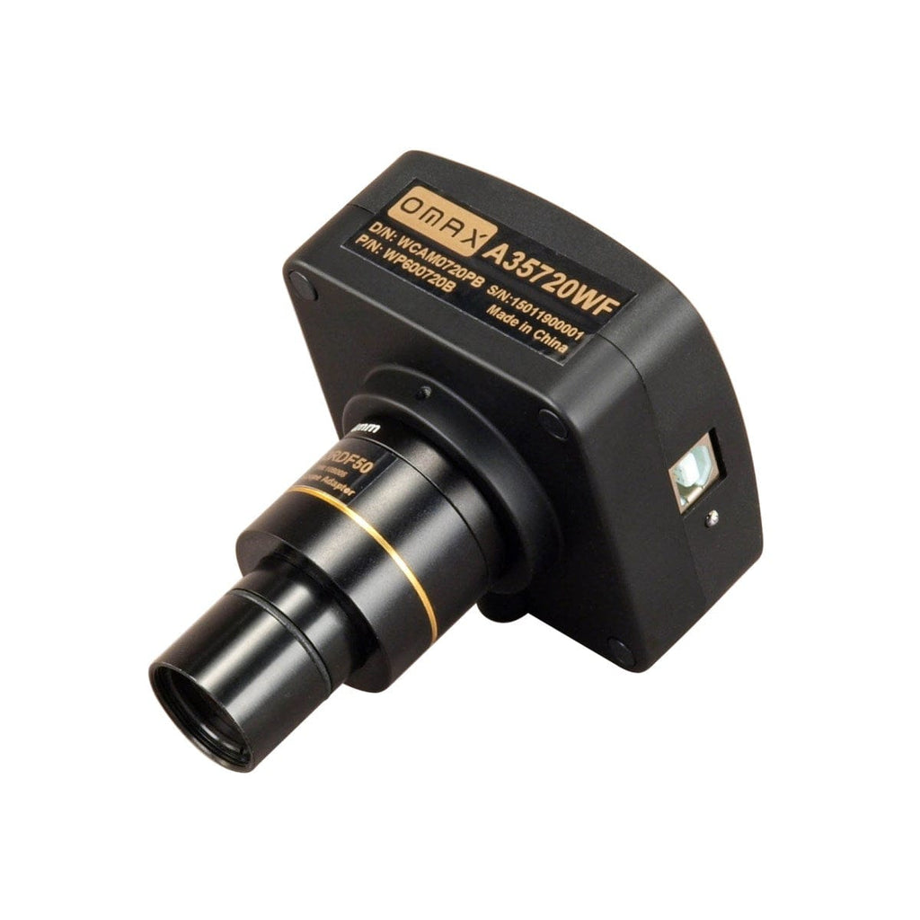 OMAX 720p WiFi C-Mount Microscope Camera for Windows, Mac OS, and Linu ...