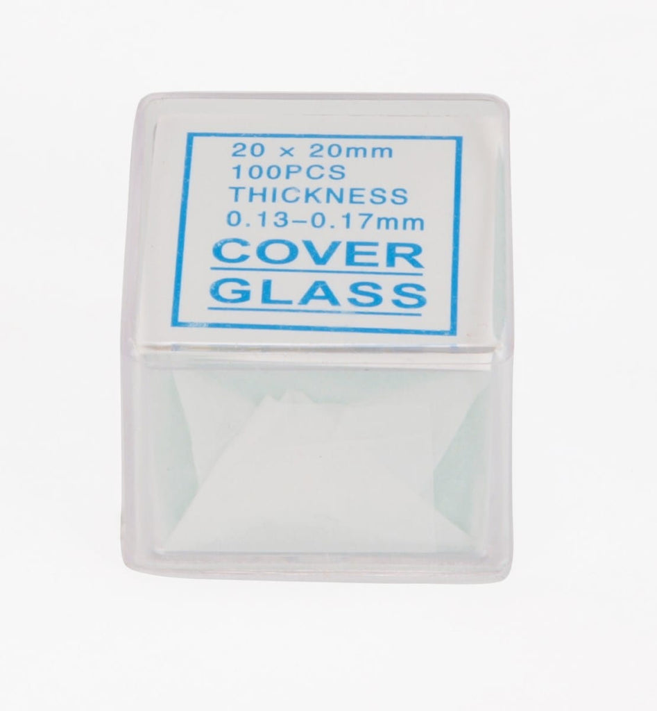 One Pack of 100 Piece Glass Slide Covers – Omax