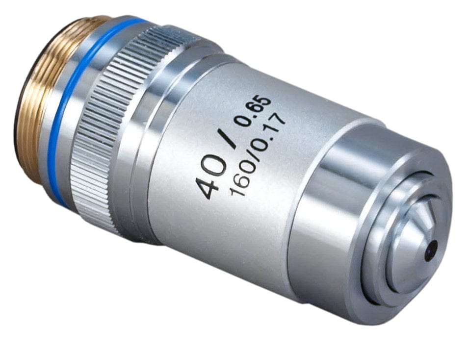 40X (spring) Achromatic Objective Lens for Compound Microscopes – Omax