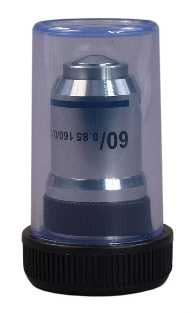 60X Achromatic Objective Lens (spring) for Compound Microscopes – Omax
