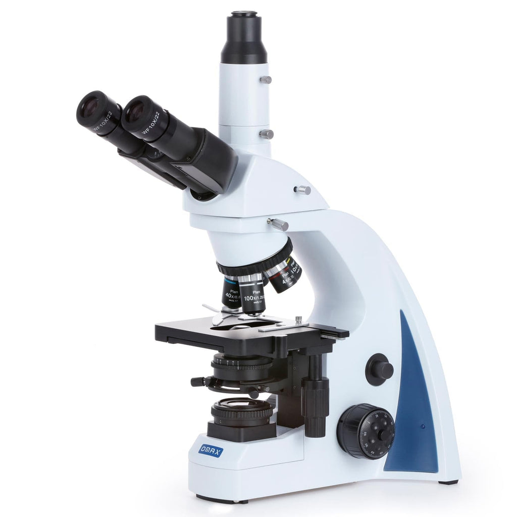 40X-3000X MQ8333 Series Trinocular Lab Microscope w/ Koehler LED Illum ...