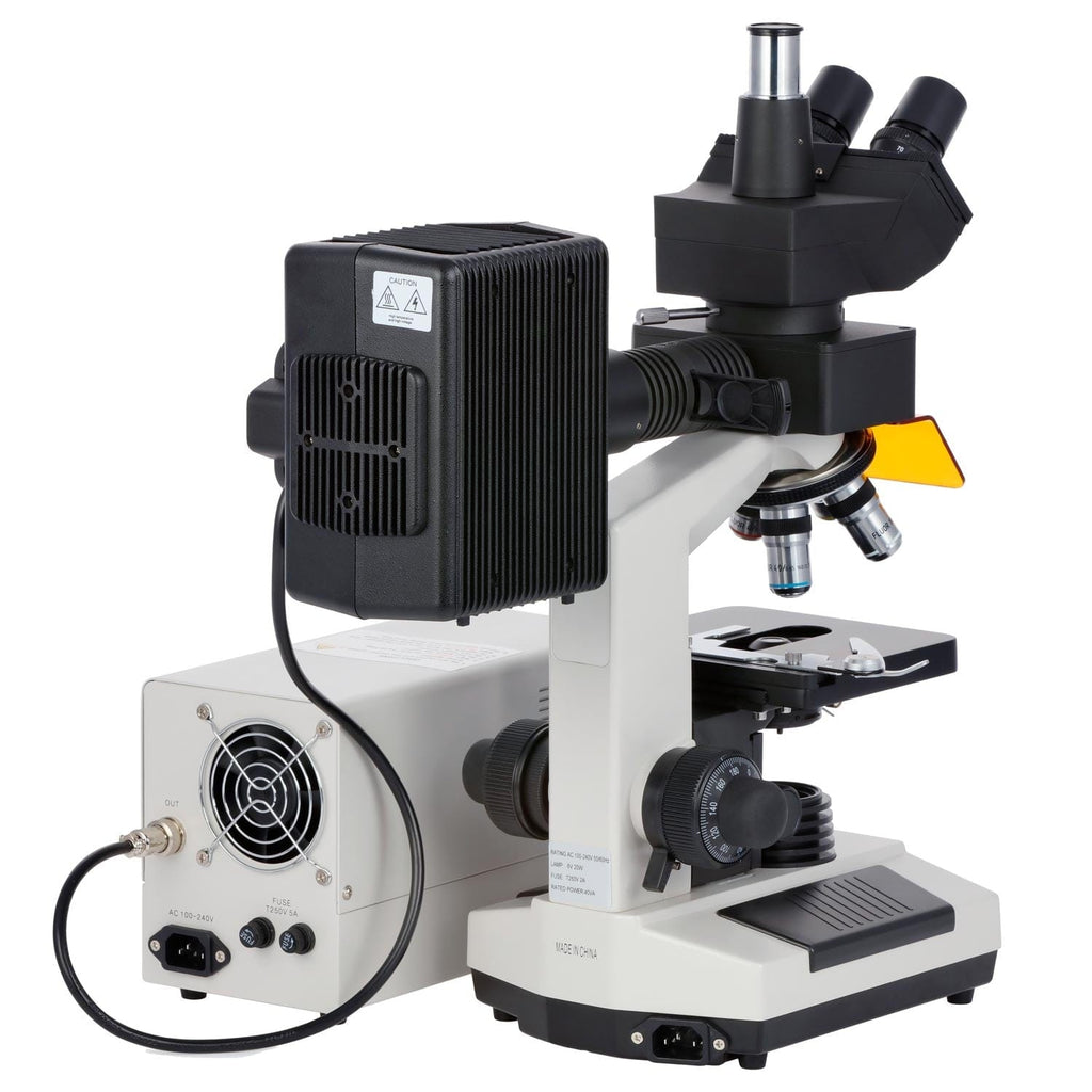 OMAX M837Z Series EPI-Fluorescence Biological Trinocular Compound Micr ...