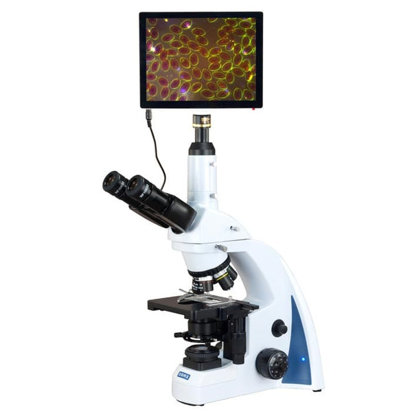 Omax Compound Microscope OMAX MQ8333 Series Darkfield Trinocular Compound Microscope 40X-3000X ...