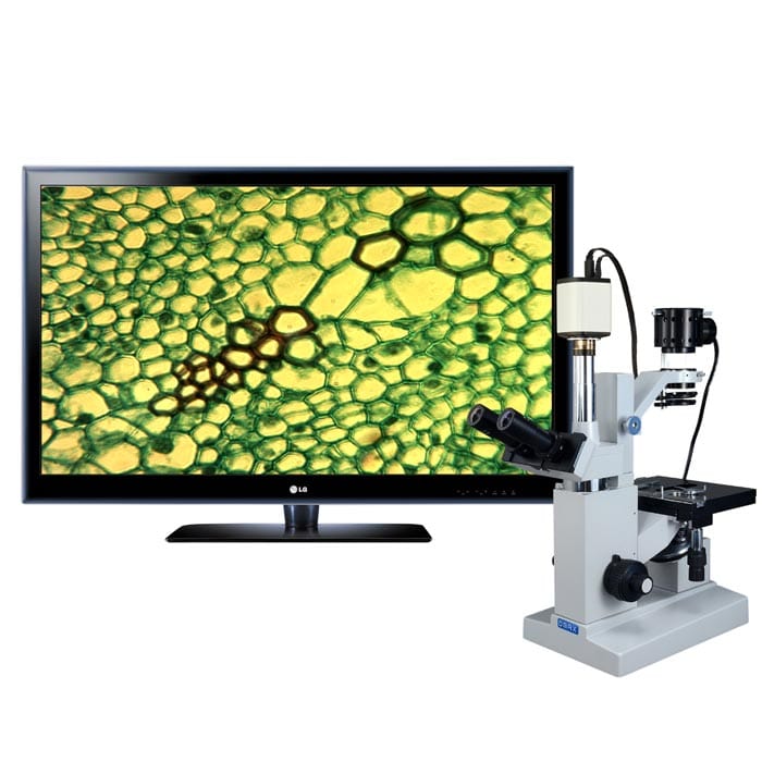 OMAX V83S Series Inverted Tissue Culture Trinocular Compound Microscop ...